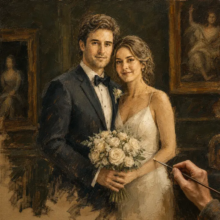 Hand-painted artwork
